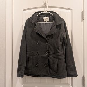 3 For $24 Gray Double-Breasted Women's Jacket